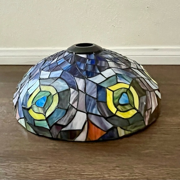 Stunning Mosaic Glass Art Multicolor Lamp shade - Picture 8 of 14